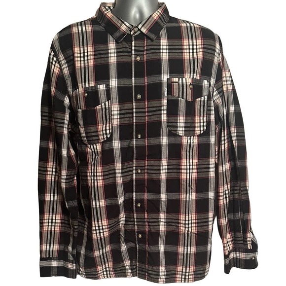 Men’s Levi’s Long Sleeve Plaid Shirt XL - Picture 7 of 9